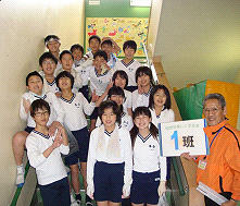 落合小学校卒業記念トイレ磨き
