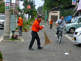 通学路清掃リポート　～台風の余波～