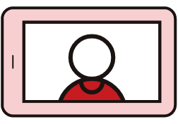 インターホンのイラスト
